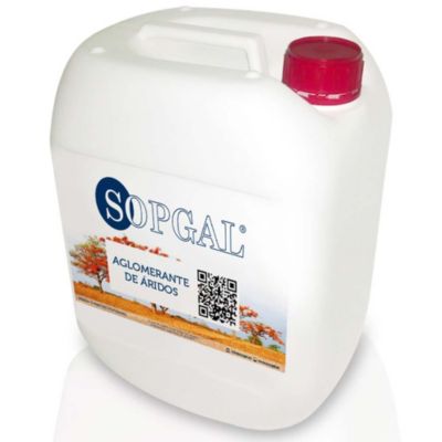Liant pour agrégats (25L). Résine pour compacter les agrégats et les pierres décoratives sans endommager la végétation