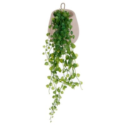 Lierre artificiel - pot en ciment - H62 cm - Atmosphera