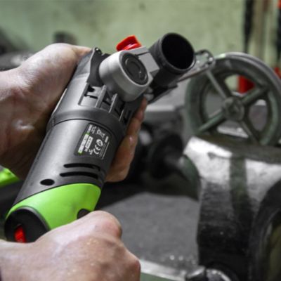 Lime électrique 260W - Vitesse variable - 130 mm + 2 bandes abrasives
