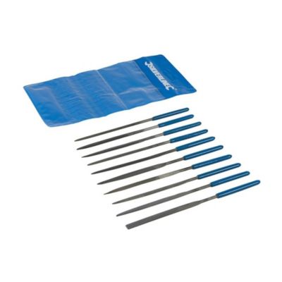 Limes-Aiguilles 10 pcs - Précision et Polyvalence - Outils Indispensables pour Détails Fins - Silverline