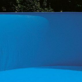 Liner bleu pour piscine métal intérieur 10,05 x 5,50 x 1,32 m
