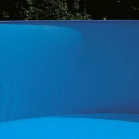 Liner bleu pour piscine métal intérieur 4,90 x 3,70 x 1,32 m