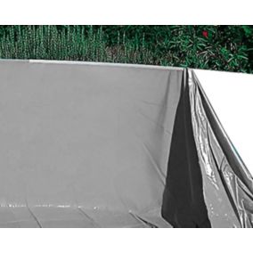 Liner piscine hors-sol ovale Toi SWIMPOOL 550X366X132cm couleur gris