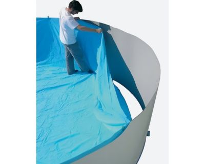 Liner piscine hors-sol ovale Toi SWIMPOOL LUXE 730x366x132cm couleur bleu