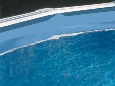 Liner seul bleu pour piscine acier ovale 7,44 x 3,99 x 1,32 m - Gré