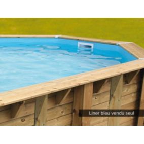 Liner seul Bleu pour piscine bois Linéa 11,00 x 5,00 x 1,40 m - Ubbink