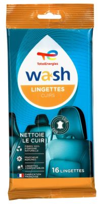 Lingettes cuir Total Energies Wash