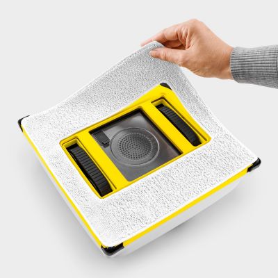 Lingettes en microfibres pour robot nettoyeur de vitres (kit de 5) Kärcher