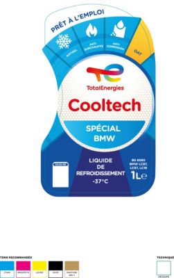 Liquide de refroidissement Total spécial BMW -37°C