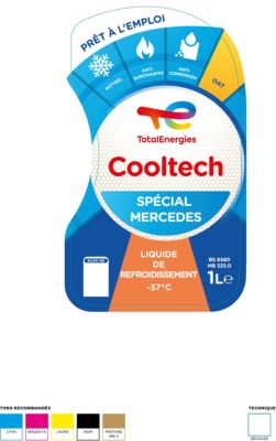 Liquide de refroidissement Total spécial Mercedes -37°C