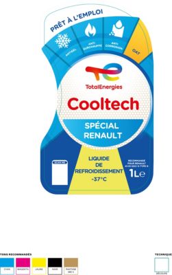 Liquide de refroidissement Total spécial RENAULT -37°C