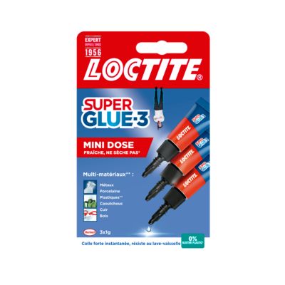 Liquide dose Loctite SG-3P 1g 3 pièces