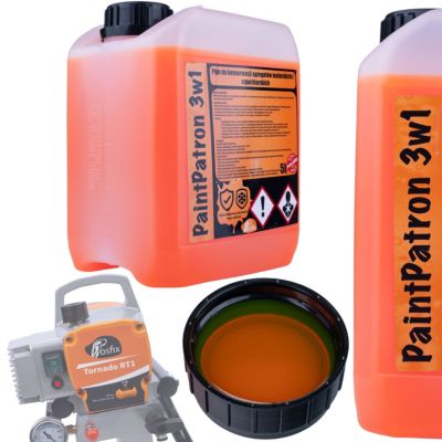 Liquide Entretien Nettoyage PaintPatron 3-en-1 - Protection Anticorrosion, 5L, Pour Pistolet et Pompe Airless