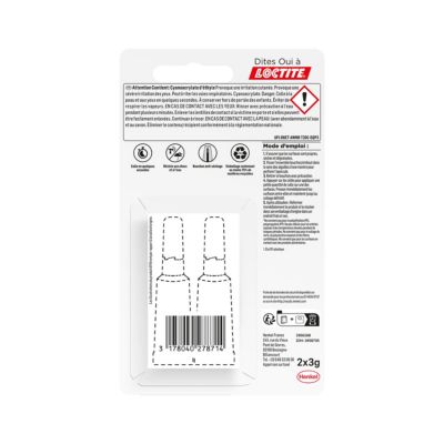 Liquide Tube Loctite SG-3 3g 2 pièces