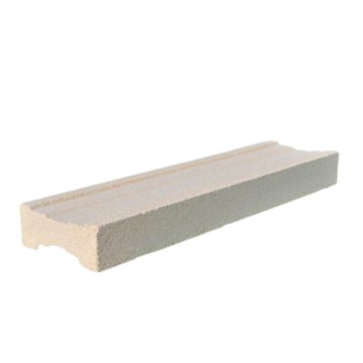 LISSE BASSE CLAUSTRAS BETON -( Fleur - Pétale - Inca - Valence ) - l  13 x L 50 x 5 cm - (  10 pièces )