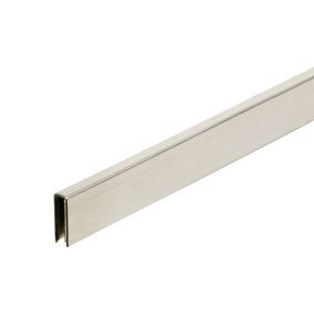 Listel inox argent L.6 x l.0,3 cm x Ép.10 mm Mat inter