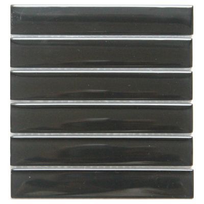 Listel Noir Et Argent Pour Faïence - Marque Castorama, Frise De Décoration, Neuf Sous Emballage