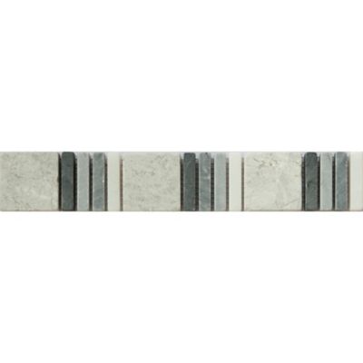 Listel pierre beige 5x30cm Thebes GoodHome