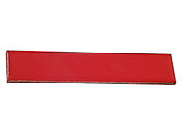 Listel rouge 3 x 15 cm