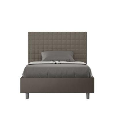 Lit 1 place et demi Sunny 120x200 sans sommier - Cappuccino