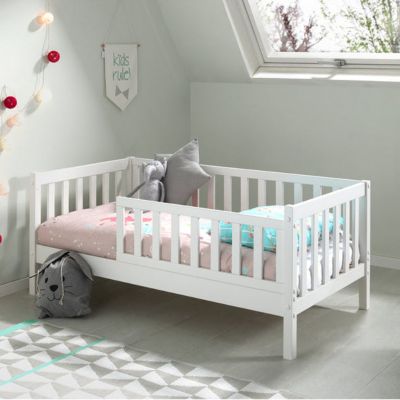 Lit 70x140 sommier inclus Vipack Tod - Blanc