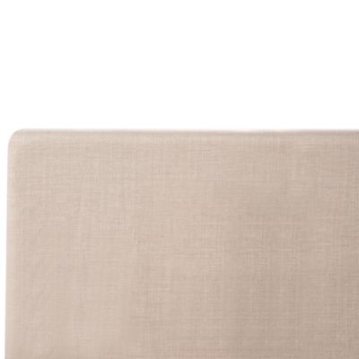 Lit avec sommier Tissu FITOU 120 x 200 cm Beige