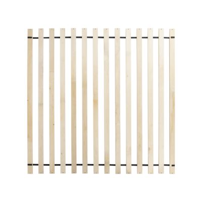Lit avec sommier Tissu MARGUT 180 x 200 cm Gris clair