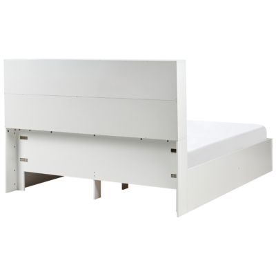 Lit avec tiroirs de rangement TARARE Blanc 180 x 200 cm