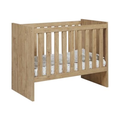 Lit bébé robuste 60x120 évolutif en lit enfant 90x200 coloris chene ...