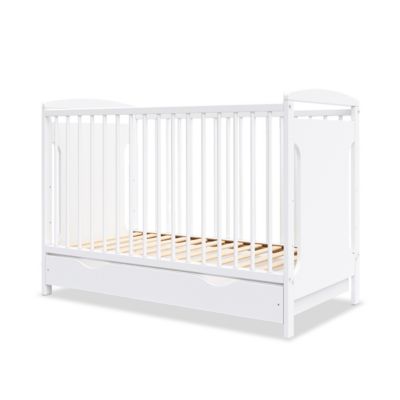 Lit bébé évolutif avec tiroir Margot 60x120 cm (matelas non inclus) Blanc