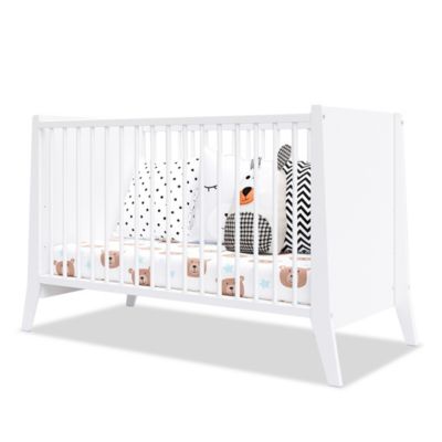 Lit bébé évolutif Timeo 60x120 cm (matelas non inclus) Blanc