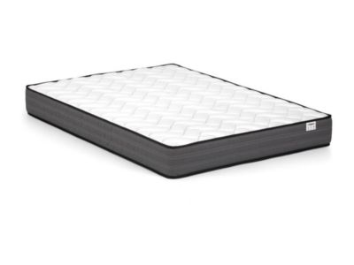 Lit coffre 160 x 200 cm - Velours - Gris clair + Matelas - OLERIA