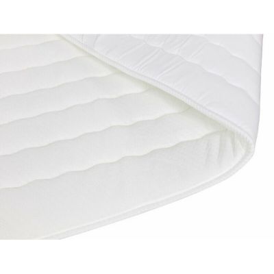Lit continental Baltimore 181, Double, Gris, Tissu, Disponible