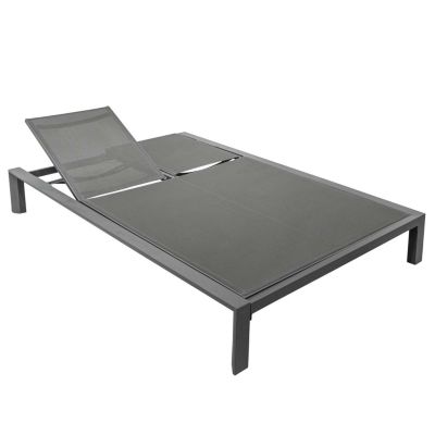 Lit de piscine double Evasion en aluminium