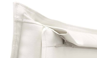 Lit Double Amalta, Matelas Inclus Blanc
