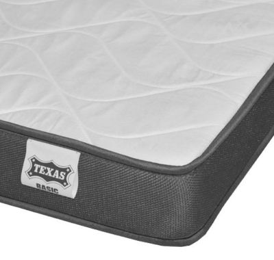 Lit double flottant - Cadre bois recouvert lin beige - LED intégrée & ports USB - Sommier à lattes - 2 places 180x200 cm