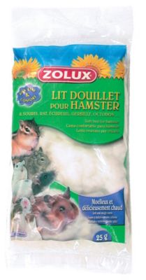 Lit douillet rongeur Zolux blanc 25g