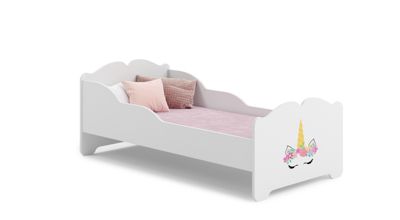 Lit enfant ANNA avec matelas 160x80 Corne de licorne