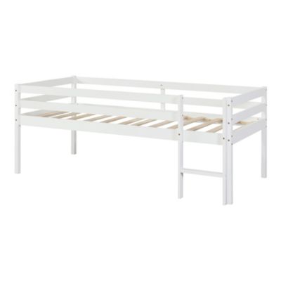 Lit enfant Siikalatva bois de pin 90 x 200 cm blanc en.casa