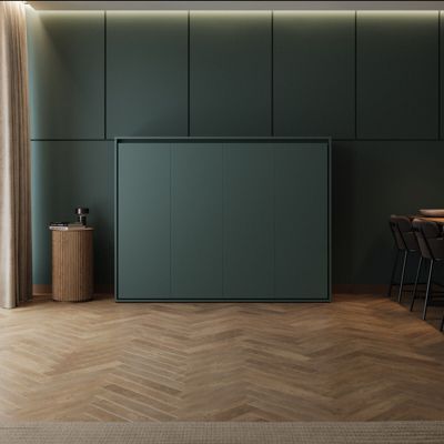 Lit escamotable 160x200cm Horizontal M2 Lit Mural Vert pierre