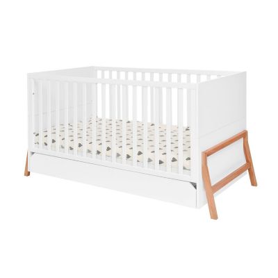 Lit evolutif 70x140 tiroir inclus Bellamy Lotta Blanc