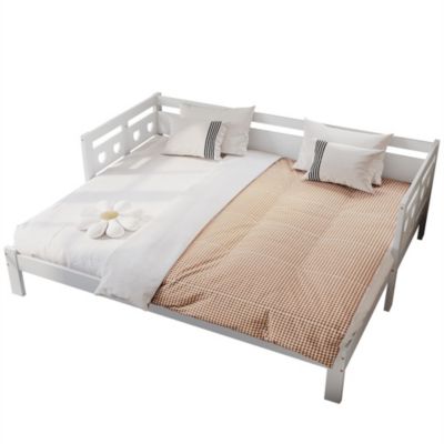 Lit extensible 90x190cm, lit de jour avec 2 places de couchage et cadre ...