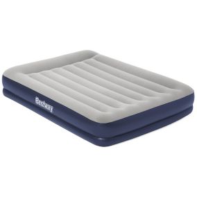 Lit gonflable Bestway matelas 2 places 203x152x36cm bleu et gris