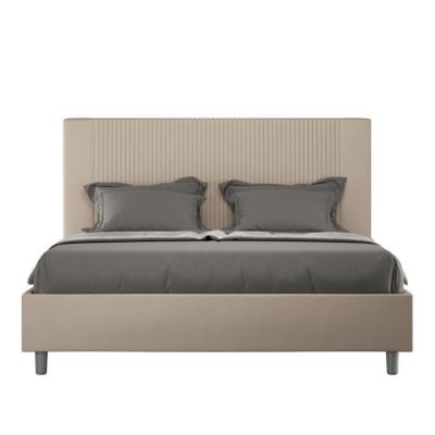 Lit Goya - 160x210 - Gris - Blanc