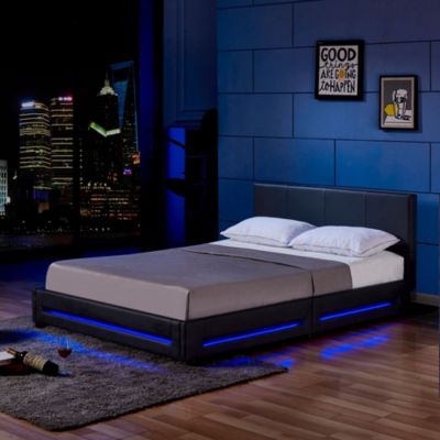 Lit LED ASTEROID blanc 90 x 200 cm