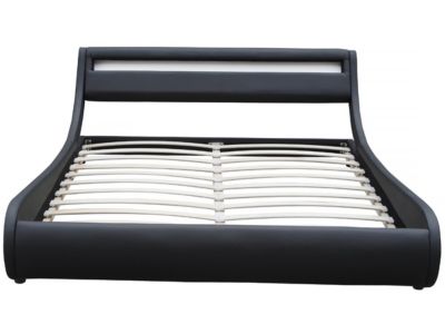 Lit LED "Natacha"  140 x 190 cm  Noir