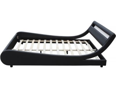 Lit LED "Natacha"  140 x 190 cm  Noir