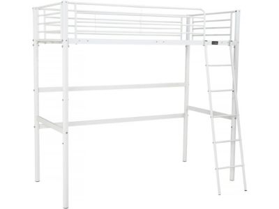 Lit mezzanine "Alora"  90 x 190 cm  Blanc