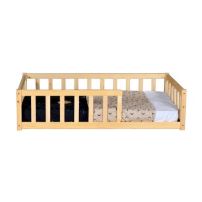 Lit NINO 70x140 avec Matelas et sommier/ Bois clair