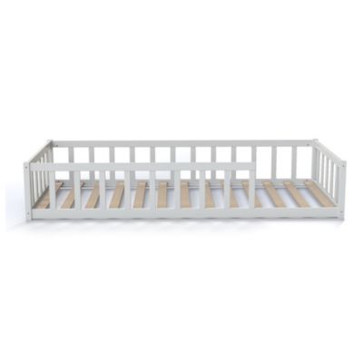 Lit NINO 90x190 avec Matelas IRIS / Blanc